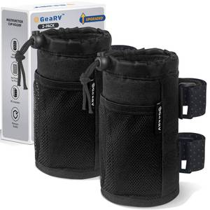 lot 20004 image: GEARV 2-Pack Universal Cup Holder with Net Pocket