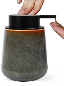 lot 20006 image: INGOFIN Ceramic Lotion Dispenser - 12 oz