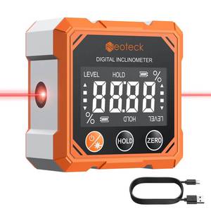 lot 20019 image: Neoteck 4-Side Magnetic Digital Angle Finder with Laser