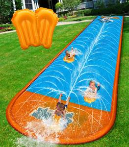 lot 20020 image: Spring Water 22ft Dual Lane Slip and Water Slide