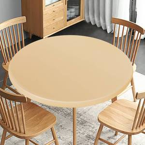 lot 20404 image: Obstal Fitted Round Tablecloth 48-56 Inch