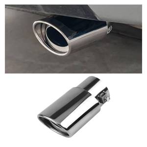 lot 20429 image: Smilfuy Stainless Steel Car Exhaust Tip 2.5 Inlet 3.3 Outlet