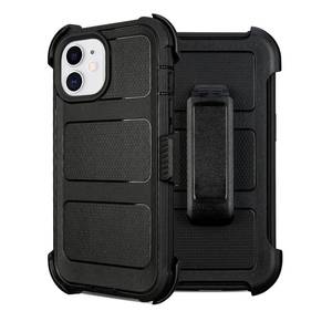 lot 20453 image: Saiboro Defender iPhone 12 Case with Belt Clip Holster