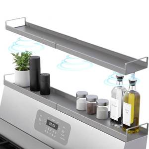 lot 20472 image: Lindas Essentials Extendable Steel Over Stove Shelf 16-30