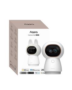 lot 20479 image: Aqara Indoor Security Camera G350 4K Dual-Lens  Retail $159.99