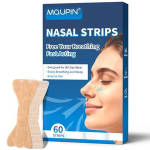 lot 20484 image: MQUPIN Nasal Strips for Small Noses, 60 Count