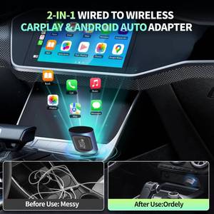 lot 20491 image: Techlane 2-in-1 Wireless CarPlay & Android Auto Adapter