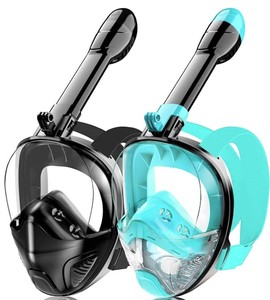 lot 7663 image: Hydroview Full Face Snorkel Mask with Camera Mount