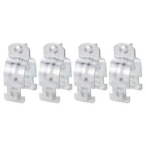lot 2090 image: uxcell 1 EMT Strut Clamps Steel for Rigid Conduit and Pipe 4Pcs Universal Strut Clamps with Bolt and Nut for Rigid EMT Use