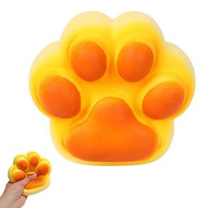 lot 2135 image: 4.7IN Bread Butter Slow Rising Squishy Toys, Bread-Cat Paw Style