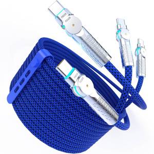lot 2137 image: USB C to USB C Cable10ft,240W 2-Pack Braided 180°Rotating Type C Charging CableFast Charge for iPhone 151616Pro16Plus16ProMax,MacBook Air,iPad Pro,Pixel,Samsung Galaxy S23S24 Ultra-Blue