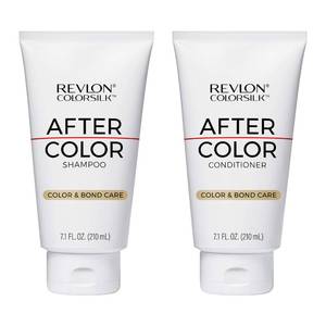 lot 2157 image: REVLON ColorSilk After Color Shampoo & Conditioner Bundle, 2 pack