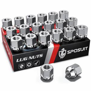 lot 2188 image: Sposuit 20 Pcs M12x1.5 Open End Lug Nuts - Replacement for Chevrolet