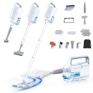 lot 3425 image: 10-in-1 Steam Mop, Detachable Handheld Steam Cleaner for Multi-Surface