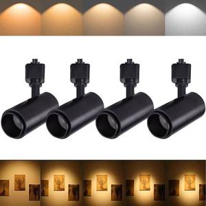 lot 3438 image: Ajbvp Track Lighting Heads 12W H-Type LED Track Light Heads,Black