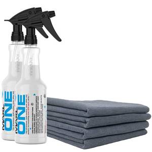 lot 3452 image: MAXL MAXLONE Car Spray with Triphene� All Purpose Waterless Detailer 2 Kit