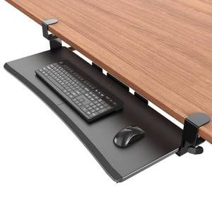 lot 3453 image: UPGRAVITY Extra Large Keyboard Tray Under Desk - Slide Out with Sturdy C-Clip Mount System, 31.5 (35.8 Including Clamps) x 11.8 Put-Out Keyboard Tray Computer Drawer for Ergonomic Typing, Black