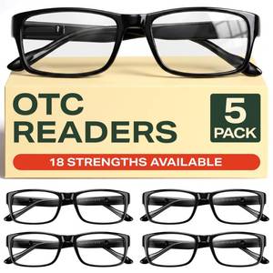 lot 4018 image: Gaoye 1.5 Professional Reading Glasses for All Day - Computer Readers with Blue Light Protection - Value Pack