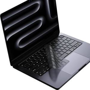 lot 4460 image: Soonjet Ultra Thin Keyboard Cover for MacBook Pro 14 16 & MacBook Air 13 15
