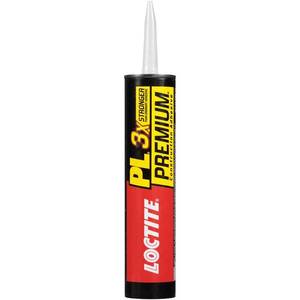 lot 4488 image: Loctite PL Premium Polyurethane Construction Adhesive, 10 fl oz Cartridge, 1 Pack - Versatile Construction Glue for Wood, Concrete, Stone, Metal & More