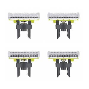 lot 4494 image: 4 Pack Shaver Replacement Blades Compatible with One blade QP2520,QP6520