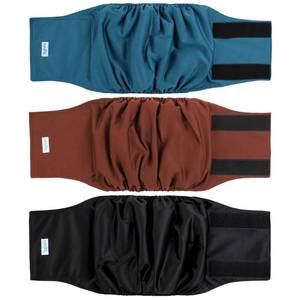 lot 4505 image: Leekalos Male Dog Diapers, High Absorbing Dog Belly Bands for Male Dogs