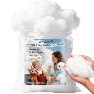 lot 5872 image: Welacer Polyfill Stuffing, 2.3lb Premium Fiber Fill for DIY Crafts