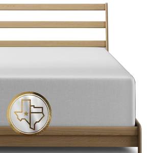 lot 5880 image: TEXAS LINEN CO. 100% Egyptian Cotton King Size Fitted Sheets Only - Luxury 1000 Series High Thread Count King Fitted Sheet (1 PC, Silver), 22 Deep Pocket Elasticized - Lonestar Lovin Collection