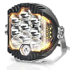 lot 5882 image: EKXAP 5 Inch 50W LED Driving Light, 5000LM Offroad Light IP67 Waterproof Round Work Light Spot Flood Combo for Wrangler, ATV, SUV, UTV, Trucks, Pickup, 4x4, F150 - Pack of 1