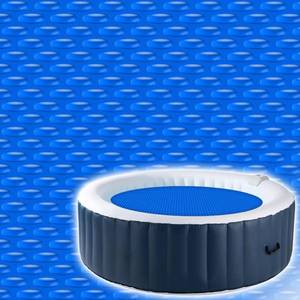 lot 5911 image: Kakolvan Solar Bubble Hot Tub Spa Cover 16 Mil Insulation - 5.4FT Round