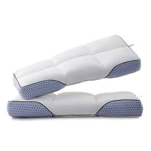 lot 5912 image: Glaciman Firm Shredded Memory Foam Bed Pillows, Ergonomic Neck and Shoulder Support for Back and Side Sleepers, Machine Washable, Breathable Mesh Gusset, King 15 x 33 x 4 Inch, Pack of 2