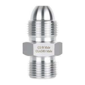 lot 6276 image: GRYVOZE G58 Male to CGA580 Male Adapter for Nitrogen Cylinder