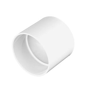 lot 6290 image: NDS 3P05 PVC S&D Coupling, 3-Inch, Hub X Hub Connection, for use with 3-Inch Sewer and Drain Pipe, White