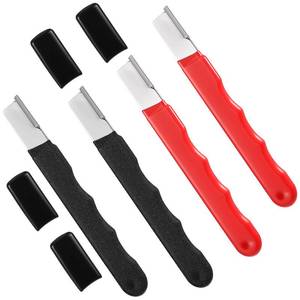 lot 6300 image: Matwsec 4 Pcs Garden Tool Sharpener, Mini Scissor Sharpener, Portable Knife Sharpener for Garden Tool Trimming Knives Cutter Scissor Blade Axe Clipper Pruners Kitchen Garage Outdoor