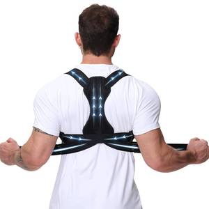 lot 6336 image: Luckela Posture Corrector for Men and Women, Adjustable Back Brace for Back, Neck and Shoulder Pain Relief, Back Support for Posture Improving Scoliosis, Hunchback, Hump, Thoracic, Spine Corrector (Medium)