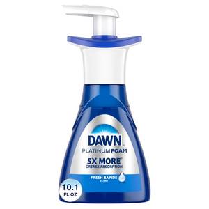 lot 6348 image: Dawn Ultra Platinum Foam Dishwashing Foam, Fresh Rapids Scent, 10.1 fl oz (Packaging May Vary)