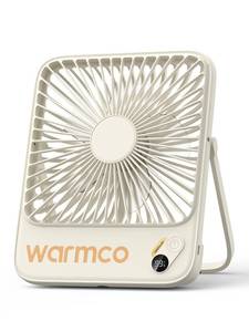 lot 7737 image: Warmco D3 Portable Travel Fan 10000mAh, Ultra-Slim, 24H Runtime