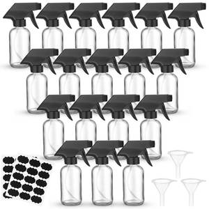 lot 7751 image: Fumete 20 Pcs 4 oz Glass Spray Bottles Empty Sprayer Containers,Clear