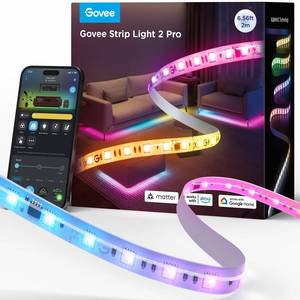 lot 8216 image: Govee RGBWWIC LED Strip Light 2 Pro 6.56ft, Smart Control, APP, WiFi