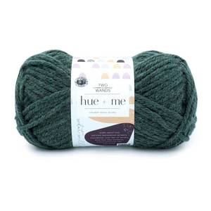 lot 8220 image: Lion Brand Yarn, Hue  Me Chunky Yarn for Crocheting, Knitting, and Crafts, Juniper, 1 Pack