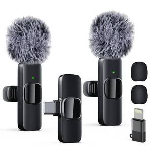 lot 8225 image: Labstandard Professional Wireless Lavalier Lapel Microphone for iPhone, iPad, mini Video Recording Mic forInterview Video Podcast Vlog YouTube&Livestream, Noise Reduction, Plug &Play