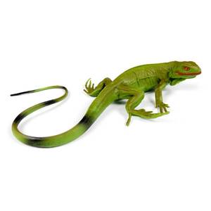 lot 8252 image: NAKIMO Iguana Figurine Lizard Toy Realistic Reptile Figures for Decoration
