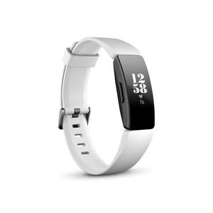 lot 8263 image: Fitbit Inspire HR Heart Rate and Fitness Tracker With S and L Bands, White, One Size, 1 Count