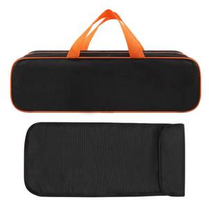 lot 8267 image: Grill Tool Storage Bag, BBQ Utensil Organizer Carry Case with Skewer Holder, Heavy Duty Grill Accessory Tools Storage for Outdoor Grilling Camping, Hold BBQ Tools up to 16(ColorBlack)