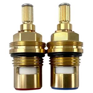 lot 8287 image: 45882000 45883000 Ceramic Cartridge Fit For Grohe 12 Inch Hot Cold Faucet Cartridge 2-Hole Installation For Most Kitchen Shower Bathroom And Lavatory Models (2pcs)