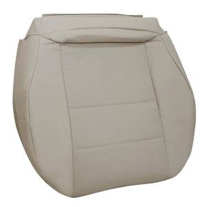 lot 8295 image: NLQR Front Driver Bottom Replacement Seat Cover Ivory Microfiber Leather Compatible with Mercedes Benz C250 C300 C350 2008-2014, Compatible with Mercedes Benz GLK250 GLK280 GLK300 GLK350 2008-2015