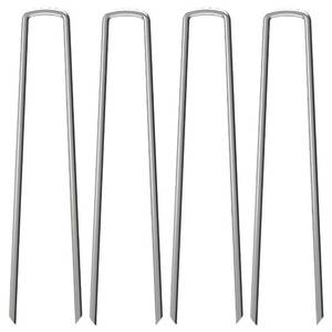 lot 8308 image: OK5STAR Landscape Staples 12 inch, 100 Pack Heavy Duty Garden Stakes