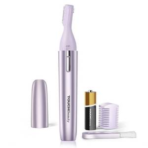 lot 8332 image: TOUCHBeauty Eyebrow Hair Trimmer for Women, Painless Precision Eyebrow Shaper, Pen-Shaped Hair Remover Razor for Face Chin Neck, Upper-Lip, Peach-Fuzz Mini Sized Battery-Operated Purple Color 1658A