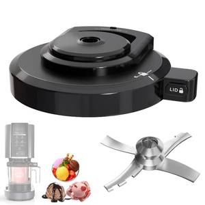 lot 8337 image: Outer Bowl Lid with Paddle for Ninja NC301 Ice Cream Maker, Reusable Creami Lid Replacement with Blade, Creami Replacement Parts Compatible with NC299AMZNC301NC300NC201NC101 Series
