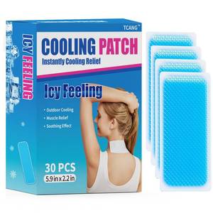 lot 8338 image: 30 Pack Instant Cooling Ice Packs for Outdoor Activities Summer Heat Relief - Large Disposable Cooling Patches for Neck Body, Camping Hiking Sports, Instant Temperature Drop